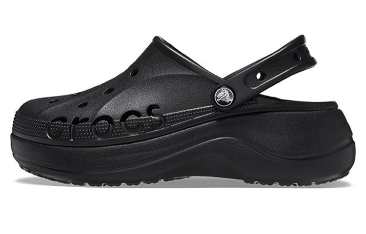 (W) 크록스 바야 플랫폼 클로그 '블랙' (Crocs Baya Platform Clogs 'Black') 208186-001 - 이미지 1