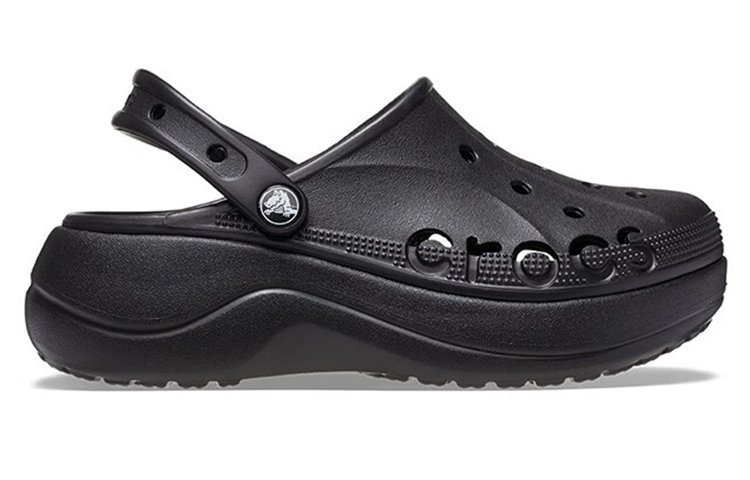(W) 크록스 바야 플랫폼 클로그 '블랙' (Crocs Baya Platform Clogs 'Black') 208186-001 - 이미지 2